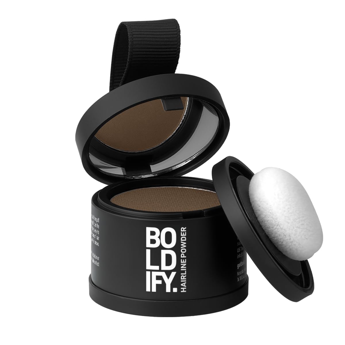 Boldify Hairline Powder Root Touch Up Hair Color - Light Brown 4g - Concealer Filler - Damaged Box - BBE 04/2027