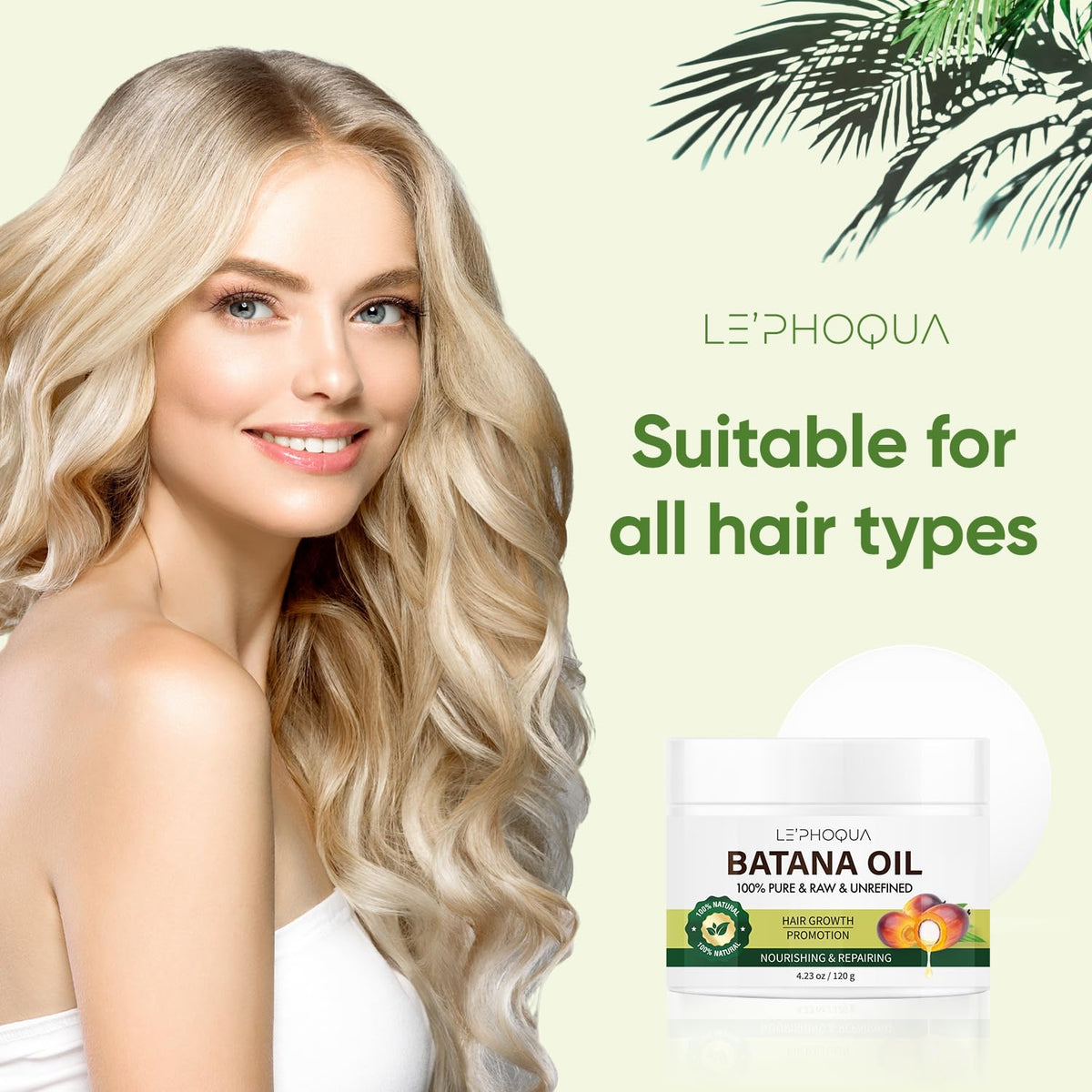 Dr. Sebi Honduras Batana Oil for Hair Growth - Natural Raw Pure Unrefined Organic - Men Women - Prevent Split Ends, Promote Thickness - Damaged Box - BBE 06/2027
