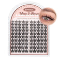 JIMIRE Manga Cluster Lashes - Natural Look Anime Individual Eyelashes - Wispy Manhua Lash Clusters 8-14mm 110 Pcs Thin Band - Damaged Box