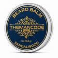 THEMANCODE Sandalwood Beard Balm for Men - 2 oz - Conditioning & Styling Beard Care Gift - Damaged Box