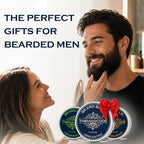 THEMANCODE Sandalwood Beard Balm for Men - 2 oz - Conditioning & Styling Beard Care Gift - Damaged Box