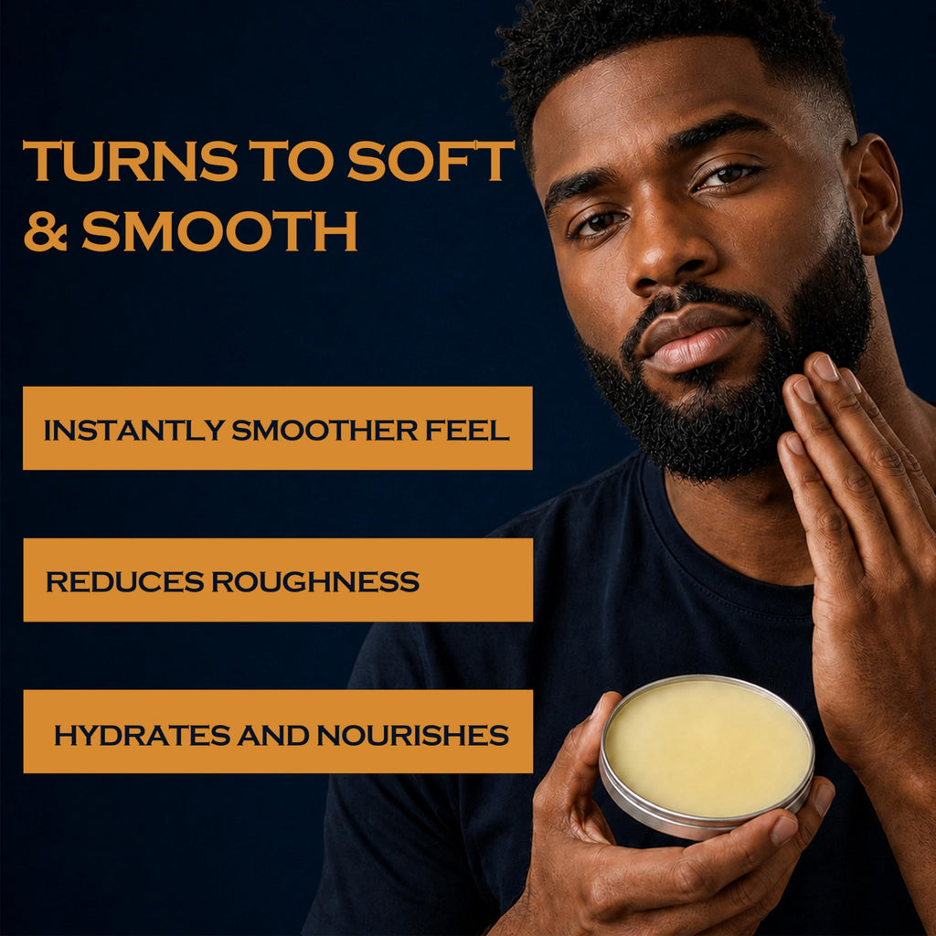 THEMANCODE Sandalwood Beard Balm for Men - 2 oz - Conditioning & Styling Beard Care Gift - Damaged Box