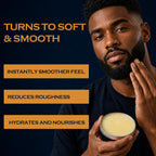 THEMANCODE Sandalwood Beard Balm for Men - 2 oz - Conditioning & Styling Beard Care Gift - Damaged Box