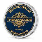 THEMANCODE Sandalwood Beard Balm for Men - 2 oz - Conditioning & Styling Beard Care Gift - Damaged Box