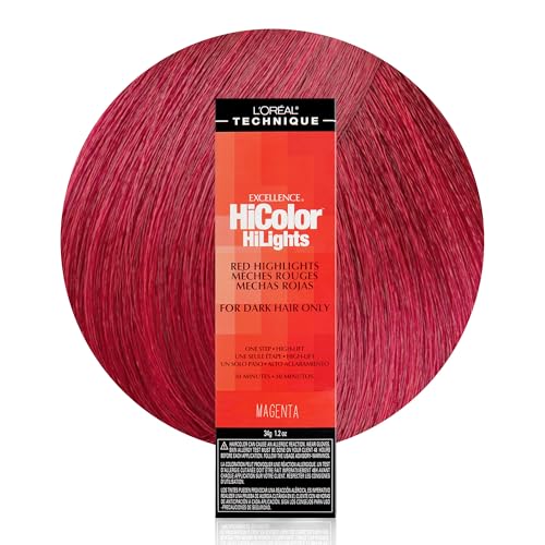 L'Oréal Excel Hicolor HiLights Magenta Permanent Hair Colour Dye 35ml - Damaged Box