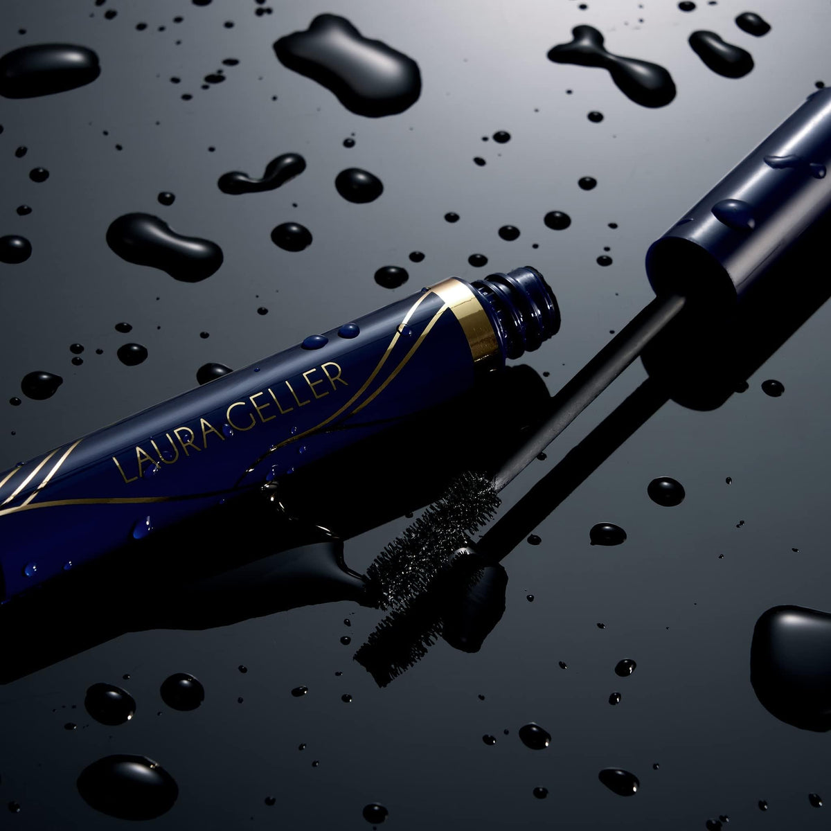 LAURA GELLER Always There Lengthening Waterproof Mascara - Black - Smudge Proof - Defined Lashes - Damaged Box