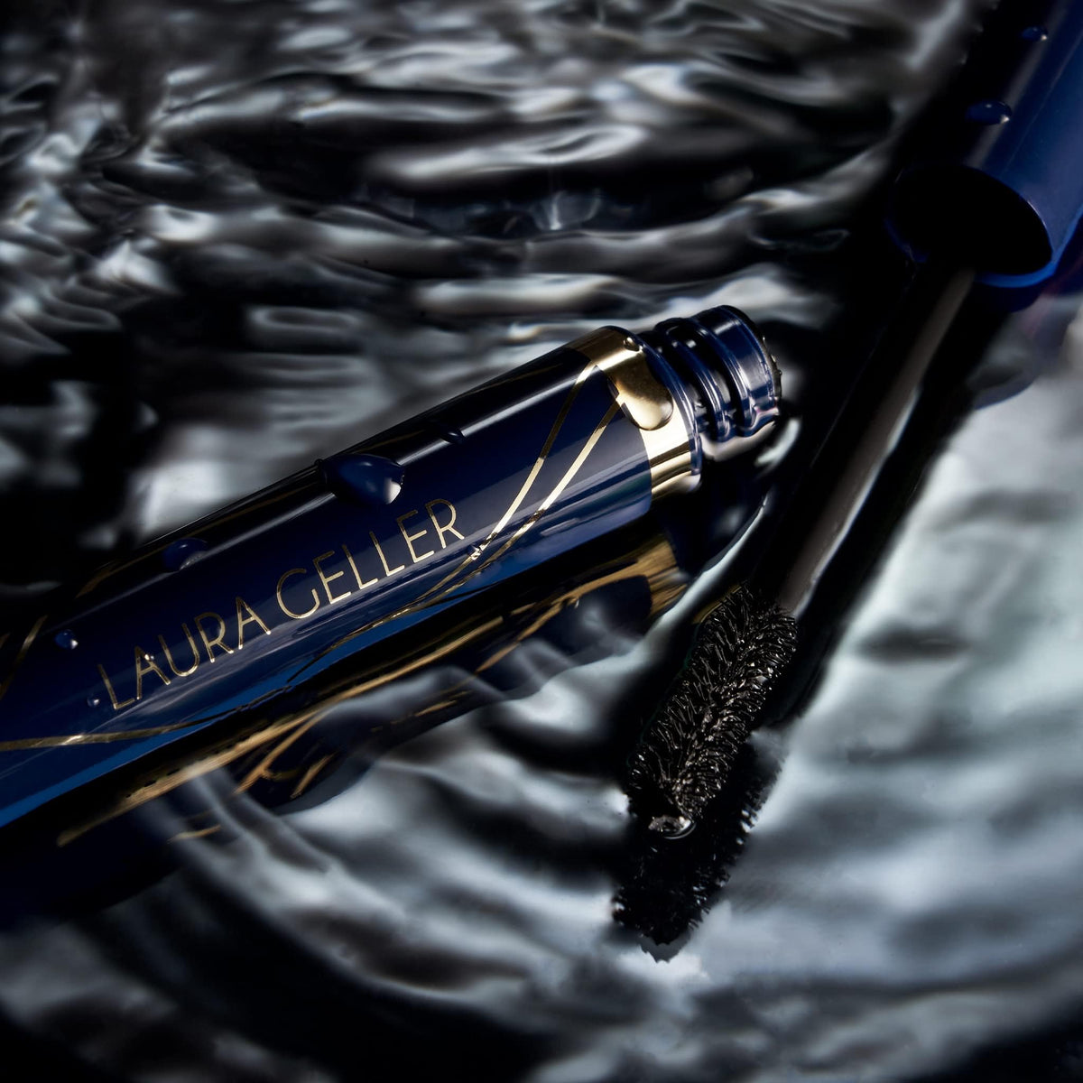 LAURA GELLER Always There Lengthening Waterproof Mascara - Black - Smudge Proof - Defined Lashes - Damaged Box