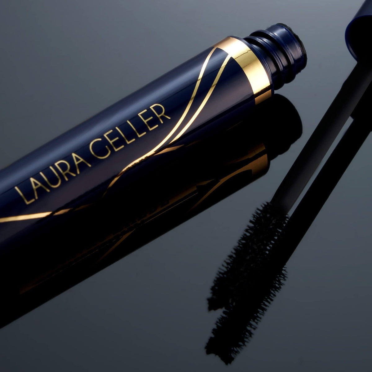 LAURA GELLER Always There Lengthening Waterproof Mascara - Black - Smudge Proof - Defined Lashes - Damaged Box