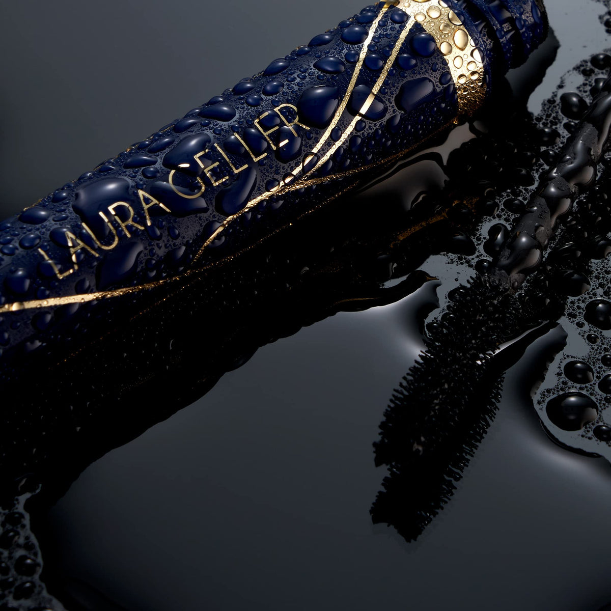 LAURA GELLER Always There Lengthening Waterproof Mascara - Black - Smudge Proof - Defined Lashes - Damaged Box