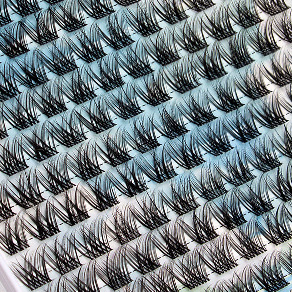 DIWINSH 12mm Short Lash Clusters - Natural D Curl Eyelash Extensions - 144 Pcs False Lashes - New