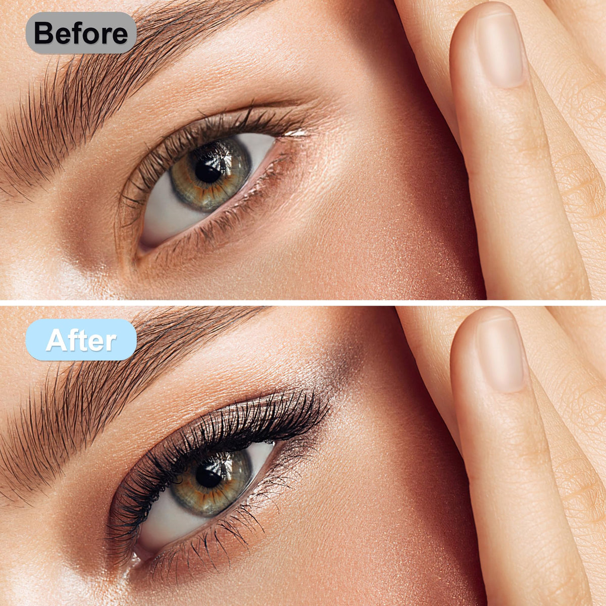 DIWINSH 12mm Short Lash Clusters - Natural D Curl Eyelash Extensions - 144 Pcs False Lashes - New