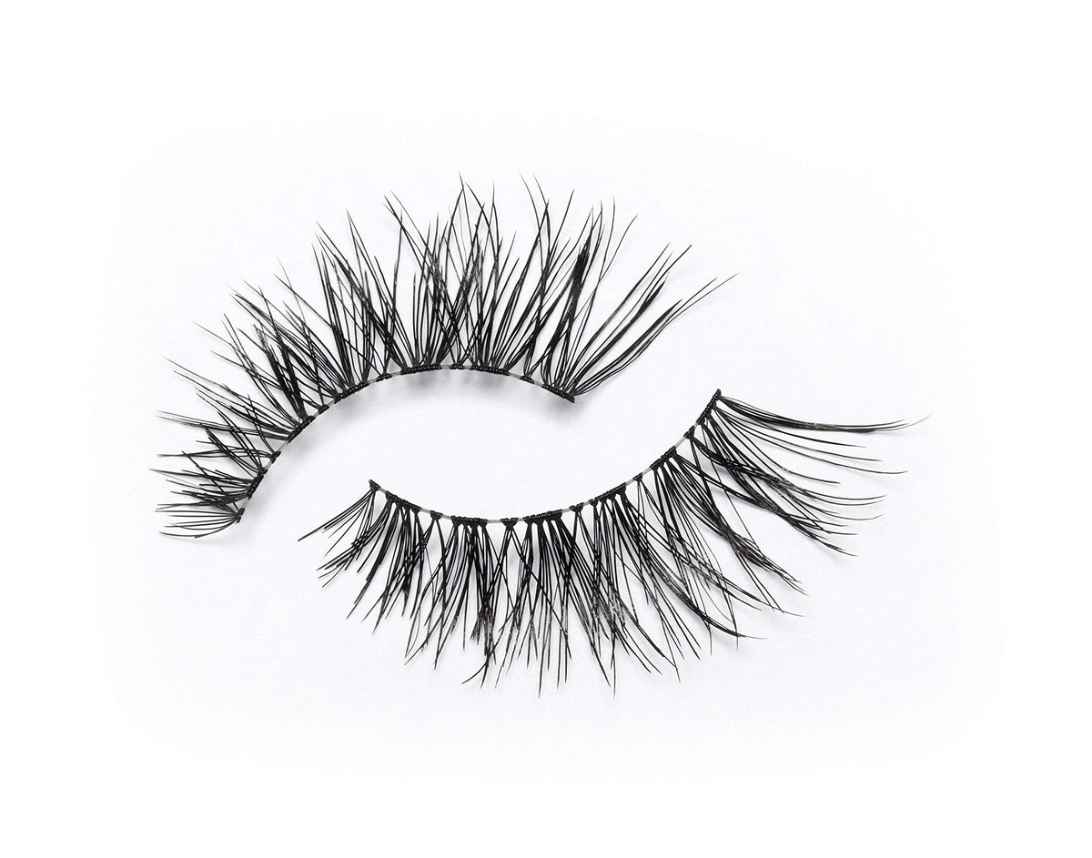 Eylure London 3/4 Length False Eyelashes 008 with Glue - Natural Look Lashes - Damaged Box