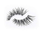 Eylure London 3/4 Length False Eyelashes 008 with Glue - Natural Look Lashes - Damaged Box