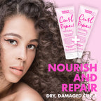 Umberto Giannini Curl Repair Shampoo Conditioner Set - Vegan Cruelty Free - 250ml Hair Growth Formula - New