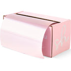 Simply Hair Embossed Hair Foil Roll - 100m Medium Weight - Rose Gold 12.7cm - Hair Dye Highlights Balayage - Built-in Cutter No-Slip Grip - Damaged Box