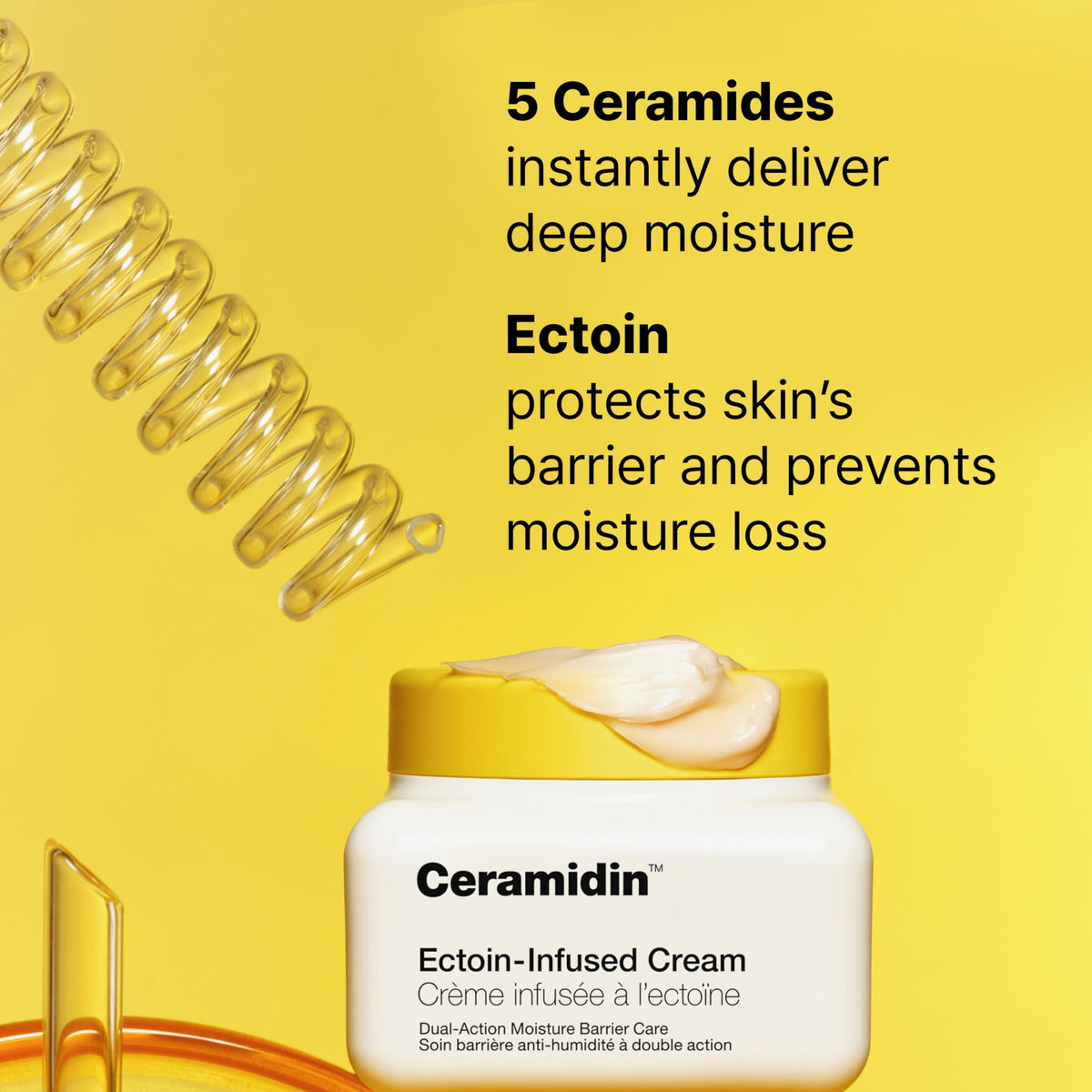 Dr.Jart+ Ceramidin Ectoin-Infused Face Cream - Dry Skin Moisturiser - Korean Skincare 50ml - Damaged Box - BBE 03/2029