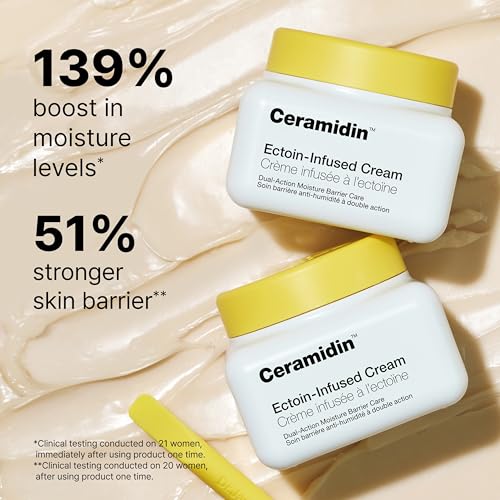 Dr.Jart+ Ceramidin Ectoin-Infused Face Cream - Dry Skin Moisturiser - Korean Skincare 50ml - Damaged Box - BBE 03/2029