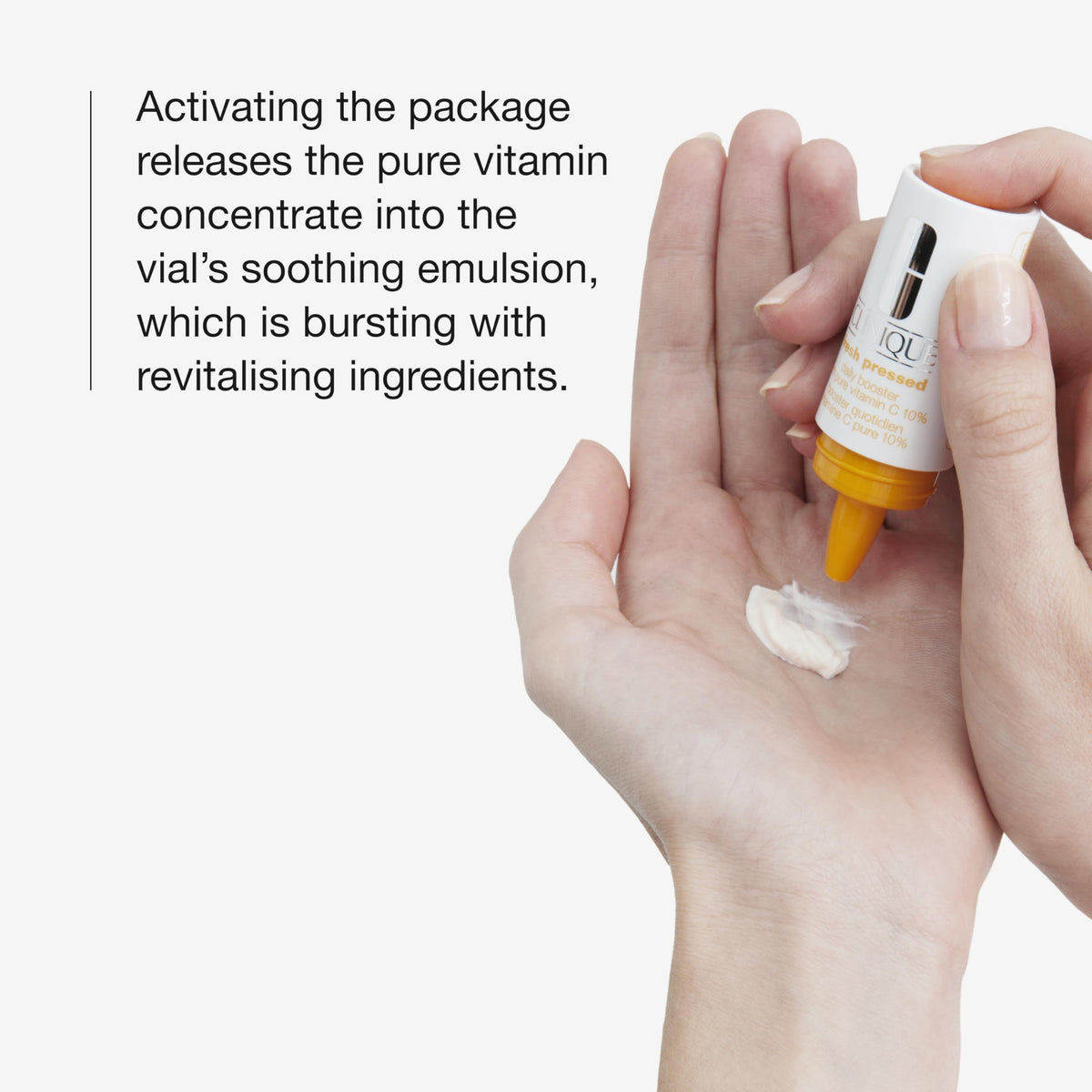 Clinique Fresh Pressed Daily Booster Pure Vitamin C - Brightening Retexturing Moisturiser 34ml All Skin Types - Damaged Box
