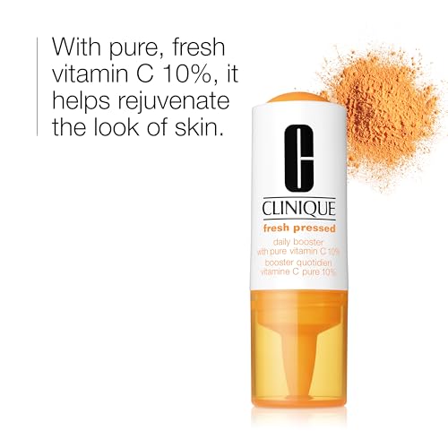 Clinique Fresh Pressed Daily Booster Pure Vitamin C - Brightening Retexturing Moisturiser 34ml All Skin Types - Damaged Box