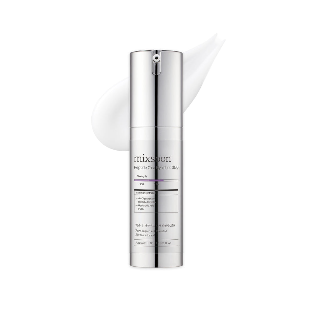 Mixsoon Peptide Cica Hyalshot 350 Serum 30ml - Hydrating Facial Treatment for Skin Care - New - BBE 02/2028