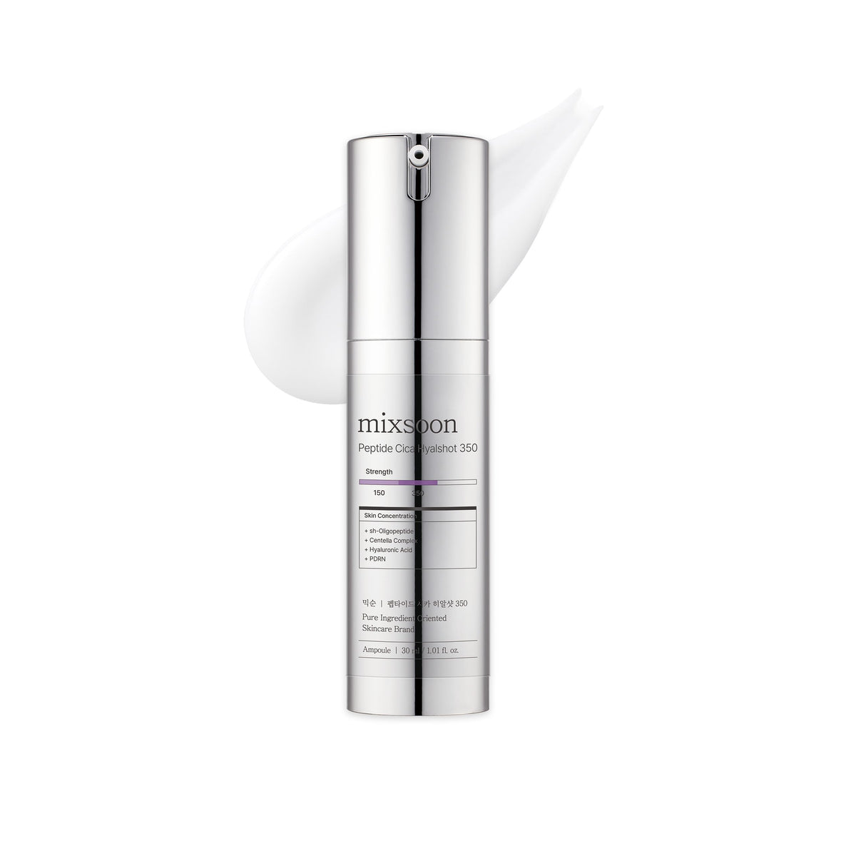 Mixsoon Peptide Cica Hyalshot 350 Serum 30ml - Hydrating Facial Treatment for Skin Care - New - BBE 02/2028