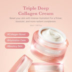 Medicube Triple Collagen Cream - Hydrating & Firming Face Moisturiser - Anti-Aging Skincare - Damaged Box - BBE 08/2028
