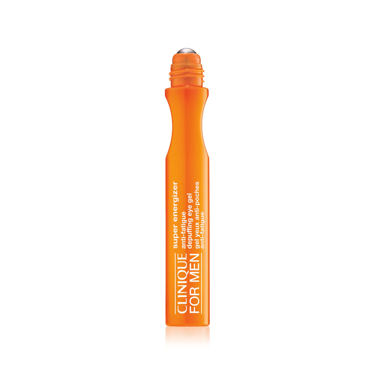 Clinique For Men Super Energizer Anti-Fatigue Depuffing Eye Gel - Cooling Roll-On Eye Cream with Hyaluronic Acid - Damaged Box