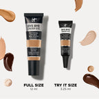 iT Cosmetics Bye Bye Under Eye Concealer 32.0 Tan Bronze - Peptides & Antioxidants - Full Coverage Dark Circles - Damaged Box