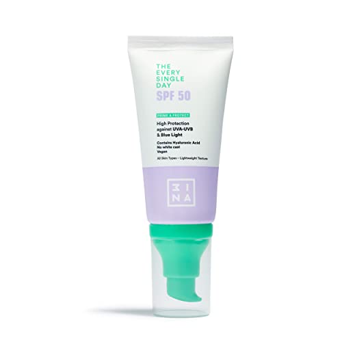 3INA The Every Single Day SPF50 Sunscreen Moisturiser - Face Body Protection - Damaged Box