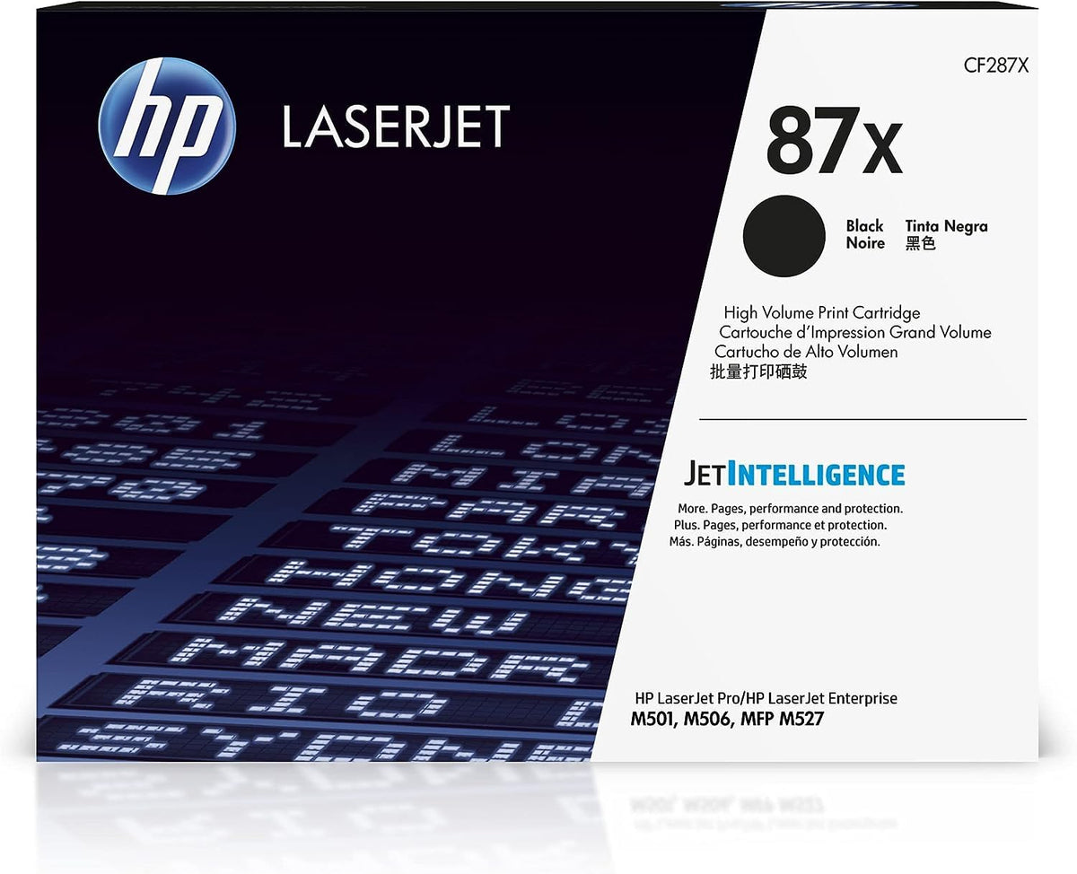 HP 87A CF287A Black Original LaserJet Toner Cartridge - Genuine Printer Toner - New