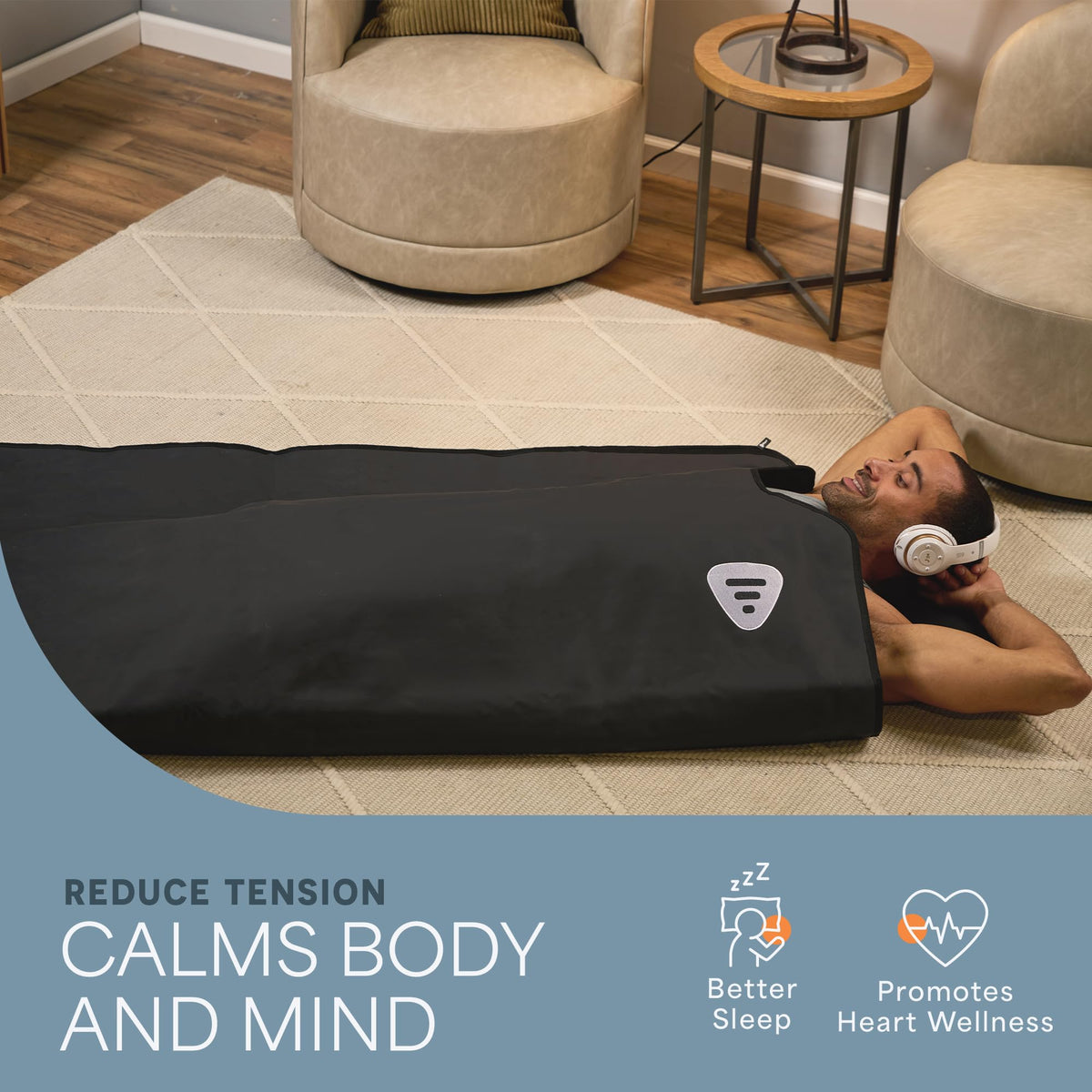 Lifepro Infrared Sauna Blanket - Portable Home Sauna - Infrared Heat Therapy - Like New