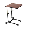 NRS Healthcare Overbed Chair Table - Height Adjustable Tilting Top Wheeled Mobile Laptop Desk M15691 - Very Good