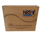NRS Healthcare Overbed Chair Table - Height Adjustable Tilting Top Wheeled Mobile Laptop Desk M15691 - Very Good