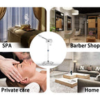 JVSURF 3-in-1 Facial Steamer with Ozone and LCD Timer - Salon Spa Face Steamer - Adjustable Height 0.95m-1.2m - White - Very Good