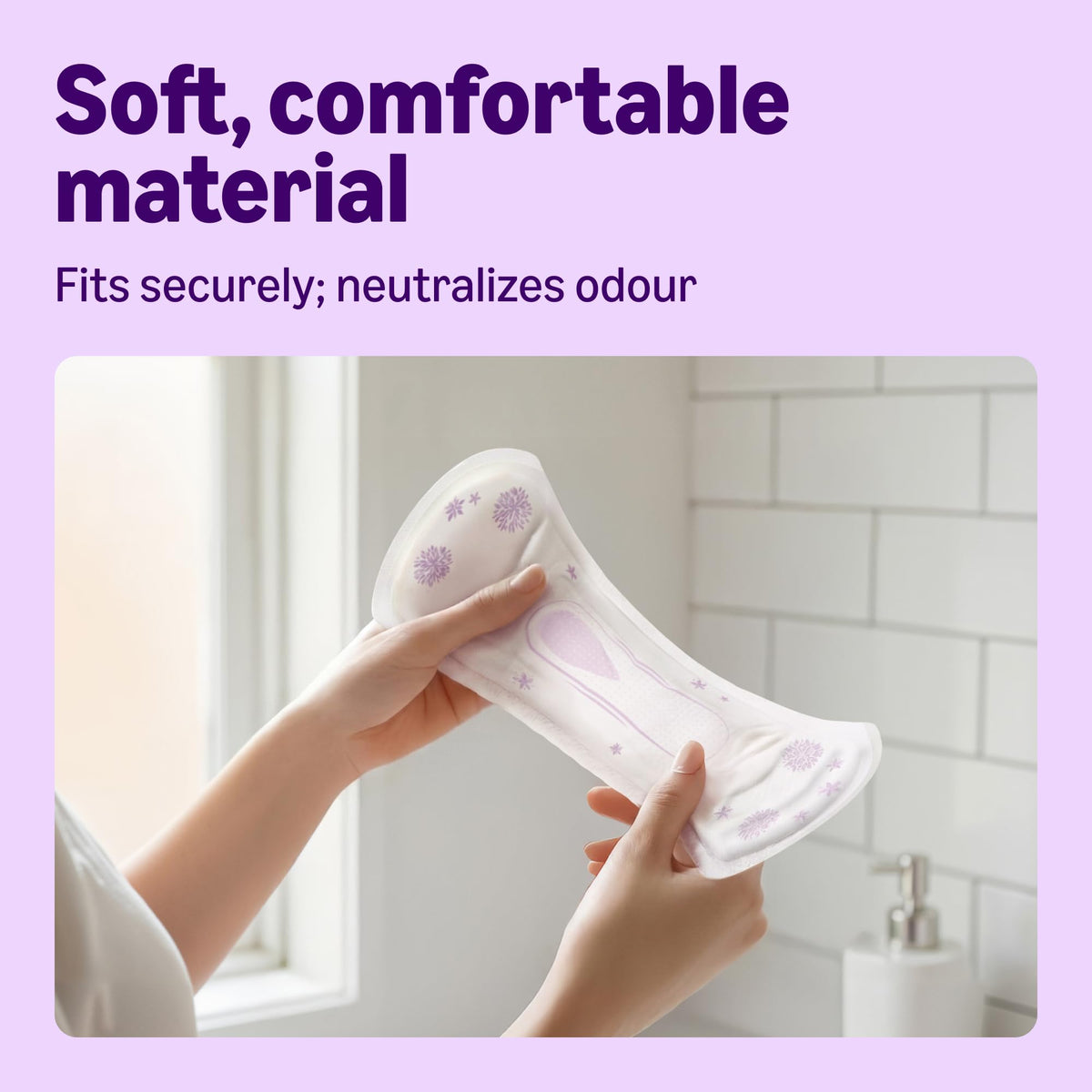 By Amazon Women's Incontinence Pads - Extra Absorbency Bladder Weakness - White - Pack of 60 (6 x 10) - Damaged Box