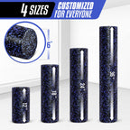 Yes4All High Density EPP Foam Roller 60cm Blue Speckled - Deep Tissue Muscle Massage Roller for Back, Legs, Gym and Yoga - Damaged Box