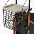 NRS Basket and Tray Set Add-On for 3 Wheel Rollator Mobility Walker Accessory - Damaged Box