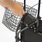 NRS Basket and Tray Set Add-On for 3 Wheel Rollator Mobility Walker Accessory - Damaged Box