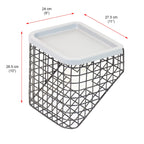 NRS Basket and Tray Set Add-On for 3 Wheel Rollator Mobility Walker Accessory - Damaged Box