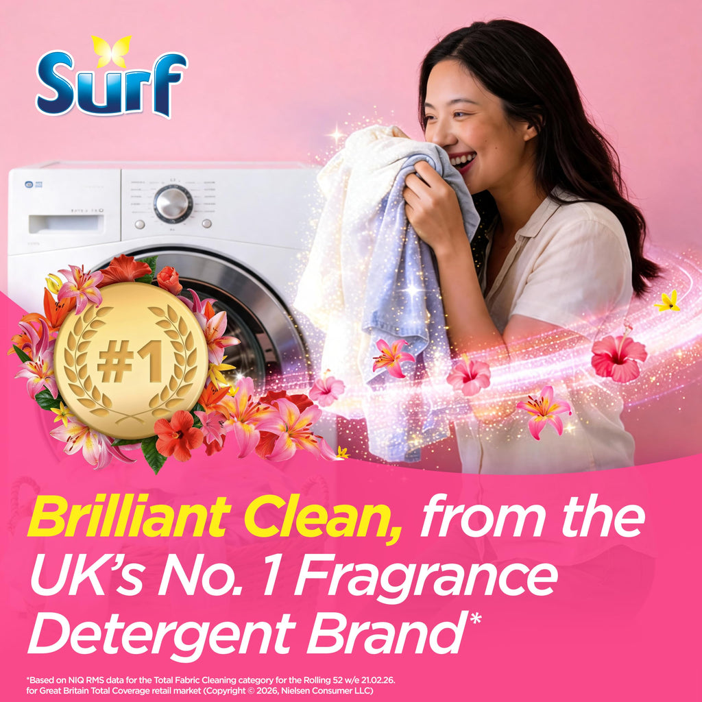 Surf Tropical Lily Laundry Detergent Washing Powder - 125 Washes 6.25kg - Damaged Box