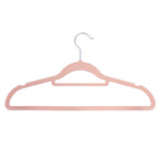 Sasha Morel Velvet Coat Hangers 20 Pack - Non Slip Space Saving Adult Clothes Hangers with Swivel Hooks - Wardrobe Storage - Pink - Very Good