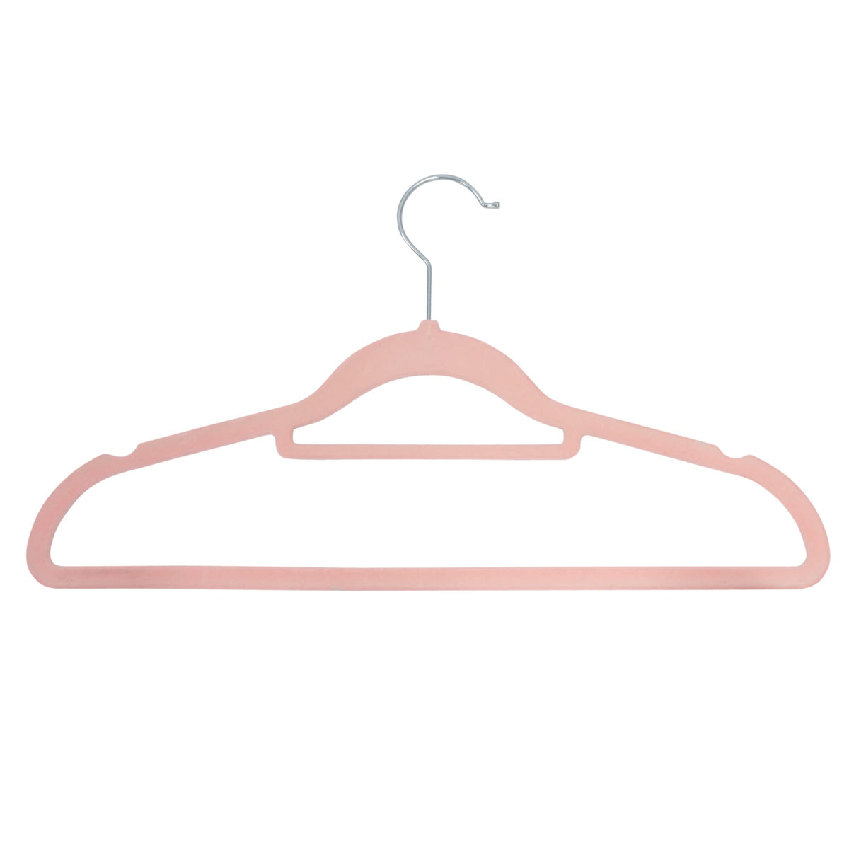 Sasha Morel Velvet Coat Hangers 20 Pack - Non Slip Space Saving Adult Clothes Hangers with Swivel Hooks - Wardrobe Storage - Pink - Very Good
