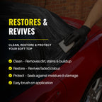 Protex Convertible Soft Top Care Kit - Canvas Cleaner, Black Restorer and Waterproofer - 500ml - Damaged Box