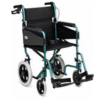 Days Compact Lightweight Folding Wheelchair for Adults - Blue Mobility Aid - Damaged Box