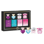 Versace Womens Miniature Collection Perfume Gift Set - 4 x 5ml Fragrance Travel Minis - New
