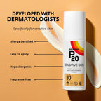 Riemann P20 Sensitive Sun Cream SPF30 200ml - Water Resistant High UVA Protection 10 Hour Sunscreen - Damaged Box
