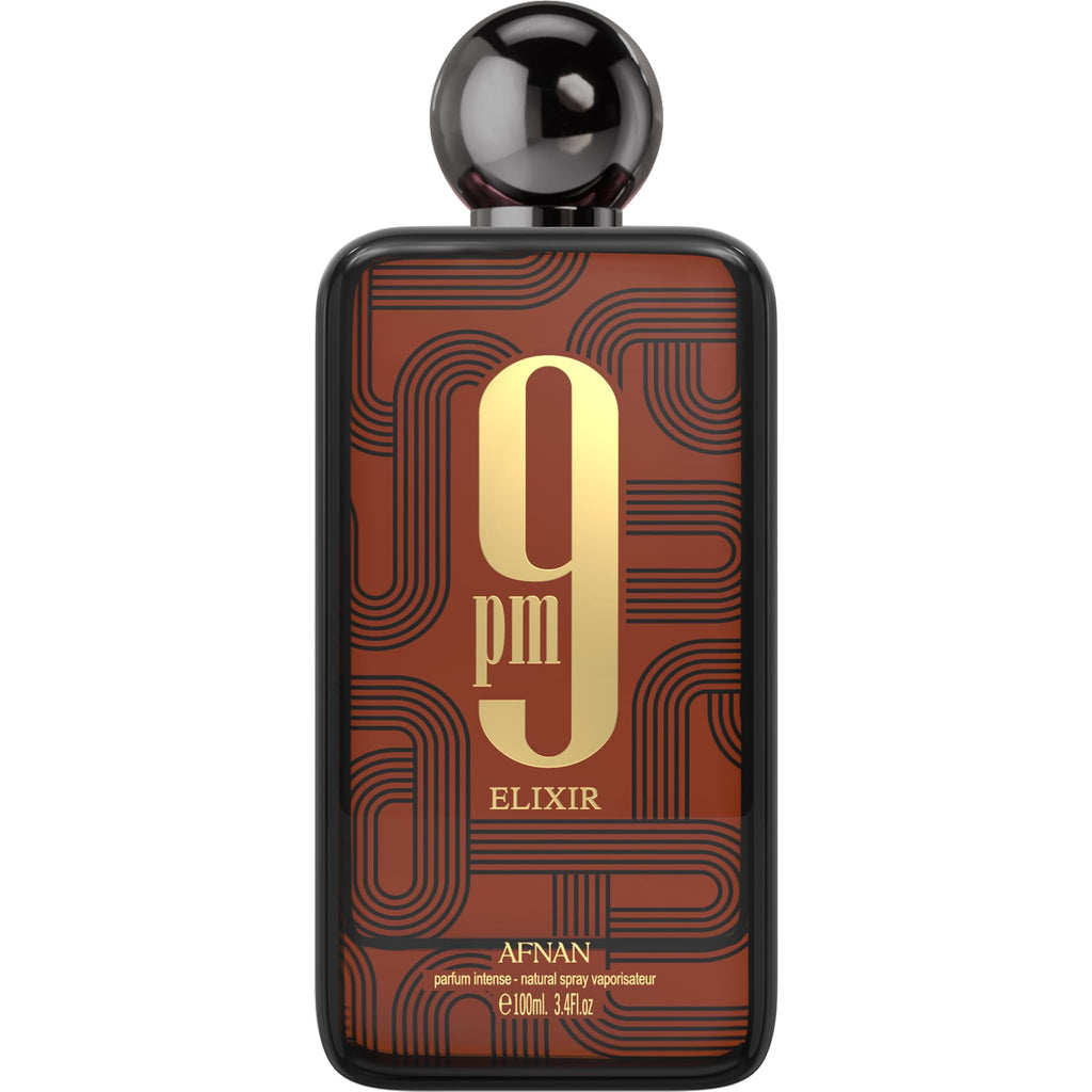 Afnan 9 PM Elixir Unisex Extrait De Parfum 100ml - Perfume Fragrance Spray - New