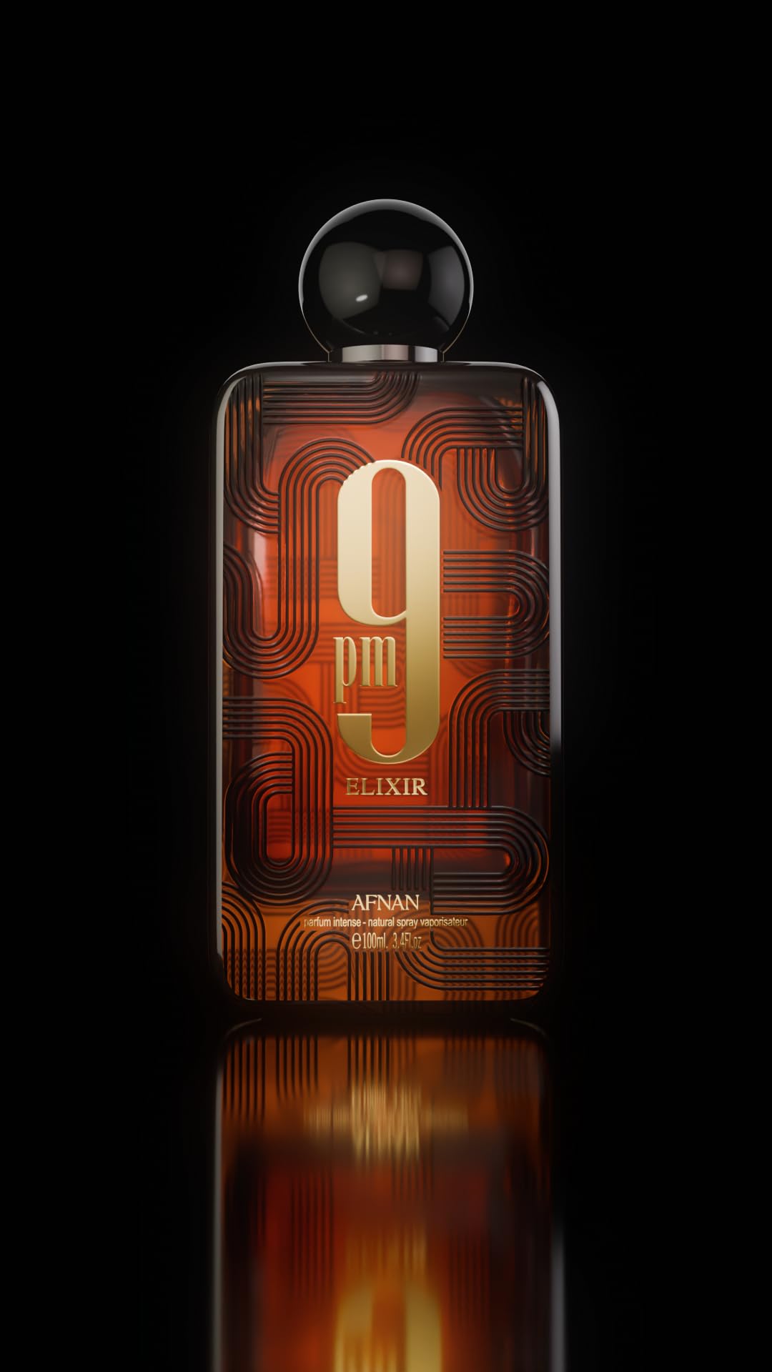 Afnan 9 PM Elixir Unisex Extrait De Parfum 100ml - Perfume Fragrance Spray - New