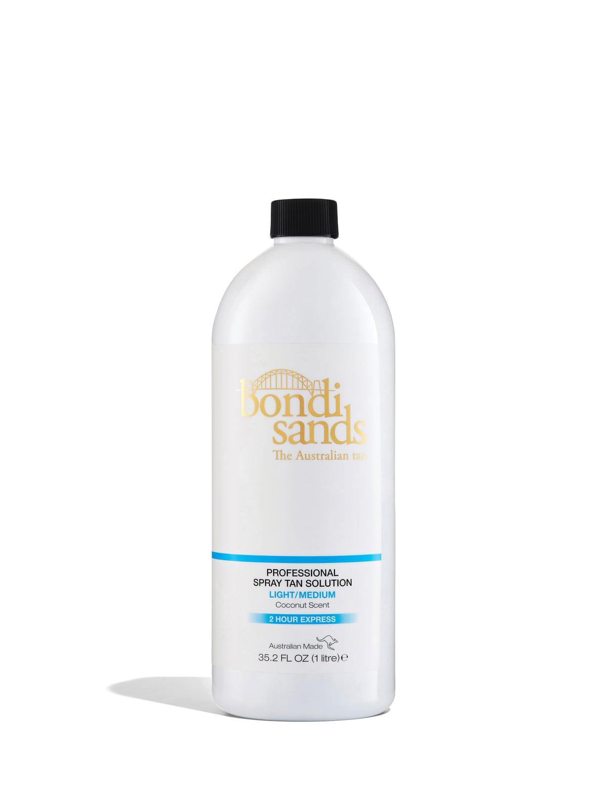 Bondi Sands Professional Spray Tan Solution Light/Medium 1000ml - Salon Sunless Tanning Liquid 1L - New