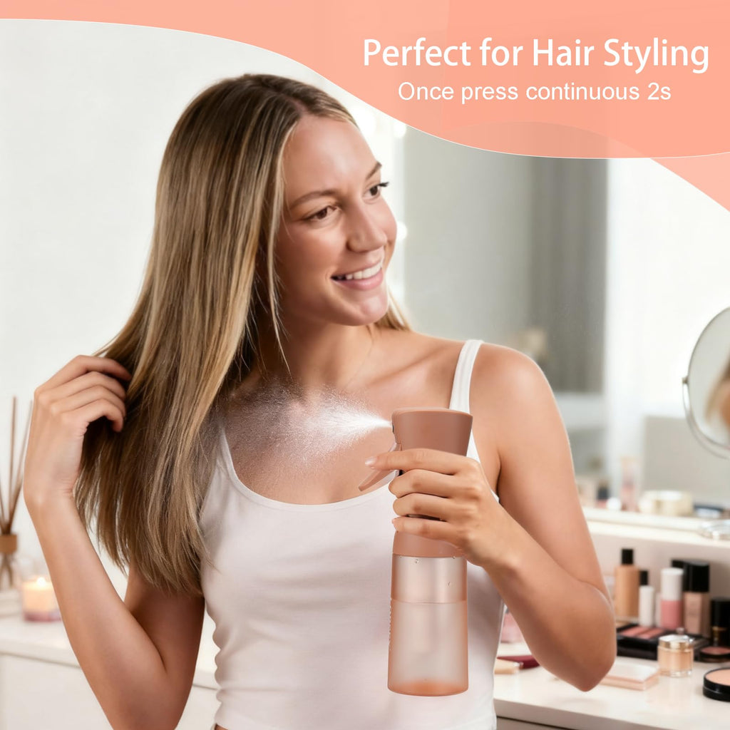 LORSEX 3 Pcs Slick Hair Brush Set with 200ml Hair Spray Bottle, Hair Styling Kit - Damaged Box